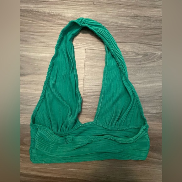 SHEIN Emerald Halter Neck Tank Top size L - Picture 2 of 4